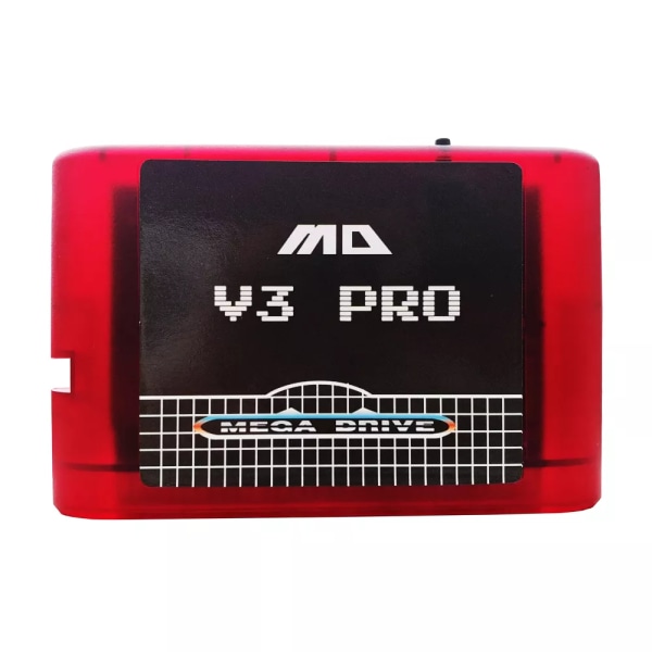 Mega Drive V3 Pro Version 2024 1200 i en Kinaversion md-spelkassett för Sega-spelkonsoler everdrive md-serien MD V3 with TF