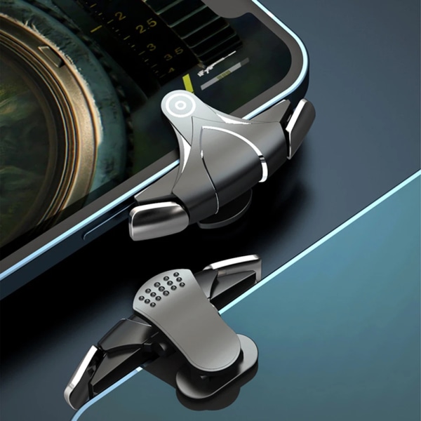 2st 4 Finger Game Controller Gamepad för PUBG Mobiltelefon Controller Sensitive Gaming Aim Shooting Triggers Joystick för IOS Finger Glove C1