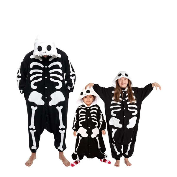 Vuxna Kvinnor Män Halloween Cosplay Kostymer Tecknad Onesies Jumpsuit Pyjamas Sovkläder Vinter Pyjamas Julfest Anime Show costume shoes gloves Adult size XL