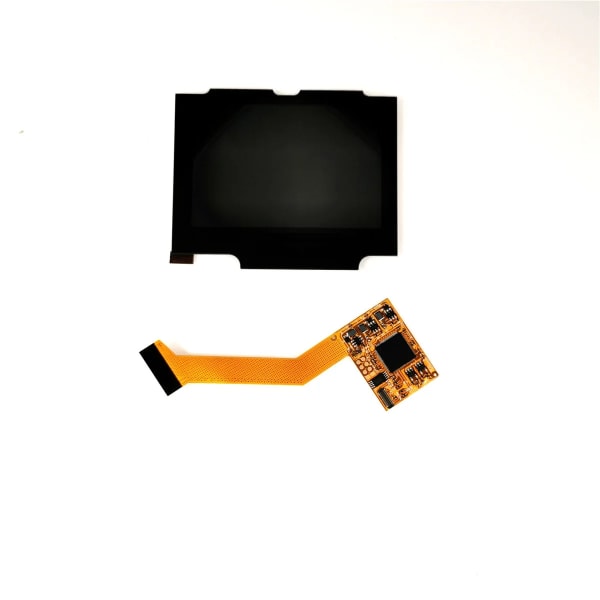 V2 IPS-skärm LCD-kit för GBA SP Bakgrundsbelysning LCD-skärm 5 nivåer Ljusstyrka V2-skärm för GBA SP-konsol och förskuret skal Grou don type