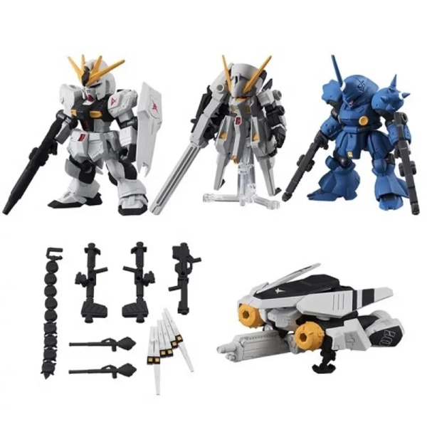 Bandai Gundam Original Japan Gashapon Figur Anime Söt MSE Ensemble 03 04 15 15.5 Kawaii Figurine Gacha Kapselleksaker Barnpresent