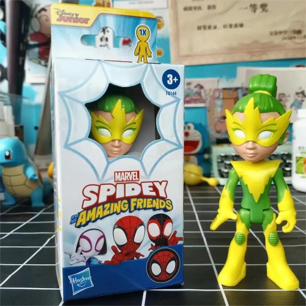 Marvel Legends Spiderman Spider Man Spidey och hans fantastiska vänner Actionfigur Dockfigurer Figur för barn Barnpresentleksak 4inch-10CM