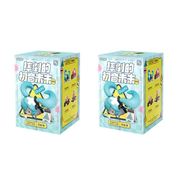 Fallande Hatsune Miku Mystisk Box Miku Blind Box VOCALOID Anime Modell Flickor Fufu Figur Docka Ornament Action Figuriner Leksaker