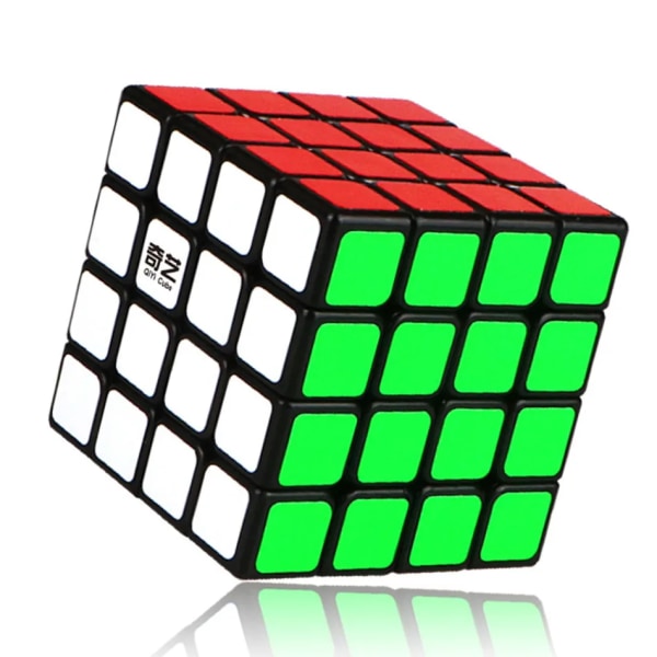 Magic Cube 4x4x4 6CM full stängning Mycket feltolerant Icke-kortvinkelhastighet Pussel Cubo Magico black