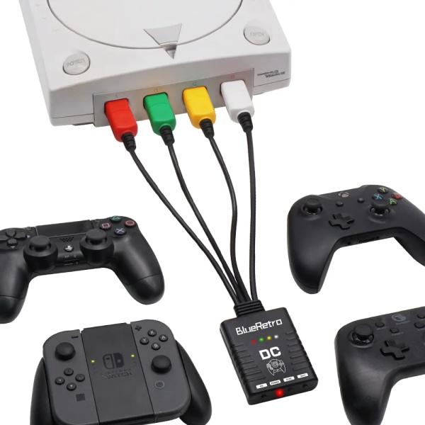 RetroScaler BlueRetro trådlös kontrolladapter för SEGA DreamCast-konsol till PS3 PS4 PS5 8bitdo Switch Pro WiiU-kontroller For DC 1-4