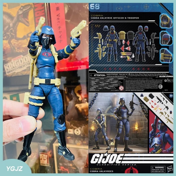 G.i. Joe Cobra Valkyries Actionfigur Gijoe Classified Series Anime Figurer Gi Joe Staty Staty Modell Dockor Samlarleksak
