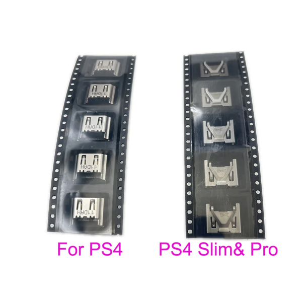 Ersättnings HDMI-kompatibel port Display Socket Jack-kontakt för Sony PlayStation 4 PS4 Old Fat & Slim Pro Console Interface For PS4 Slim Pro