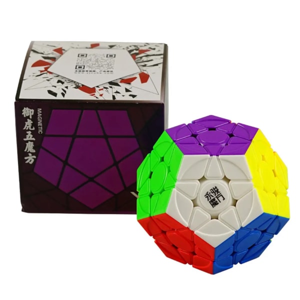 Yongjun Yj Yuhu M V2M 3x3 Wumofang Megaminx Special Magnetic Magic Cube Bra kvalitet Megaminxeds Leksaker för barn Utbildning Present Stickerless