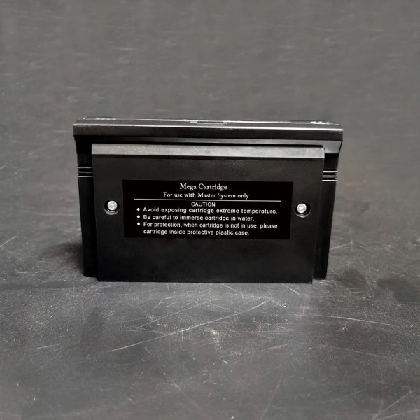 DIY Super 600 i 1 Master System Game Cartridge för SEGA Master System Game Console Card BlackShell Label 2