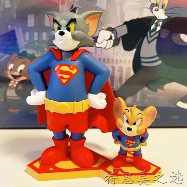 Tom And Jerry Warner Anniversary Blind Box Actionfigur Kawaii Desktop Pendel Toy For Girl Boy Ins Halloween Julklapp random 1