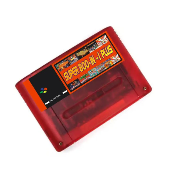 Super DIY Retro 800 i 1 PLUS spelkassett för 16 bitars spelkonsolkort Kina version grey