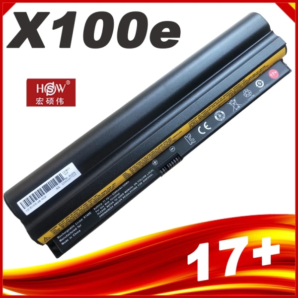 Laptopbatteri för Lenovo ThinkPad X100e 100e X120e Edge 11" NVY4LFR NVZ3BGE 0A36278 42T4889 42T4891 42T4893