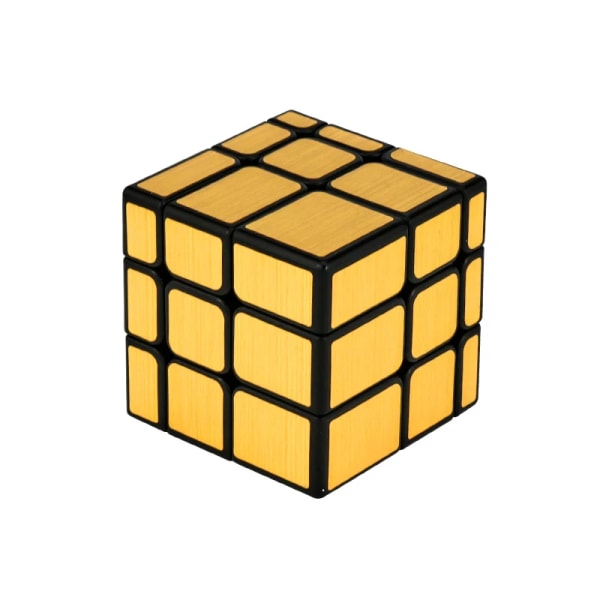 [Picube] 3x3 Magic Mirror Cube Pussel Silver Guld Stickers Speed ​​Cubes Professionella lärleksaker för barn Present MoYu MIrror Golden