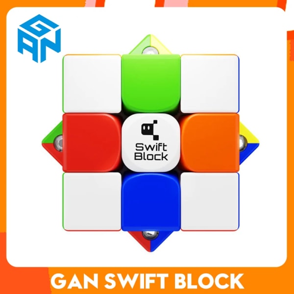 2023 GAN Swift Block 355S 3x3 Gan Swift 355 S Magnetic Magic Speed ​​Cube Stickerless Professional Fidget Toys Cubo Magico Puzzle GAN Swift 355S