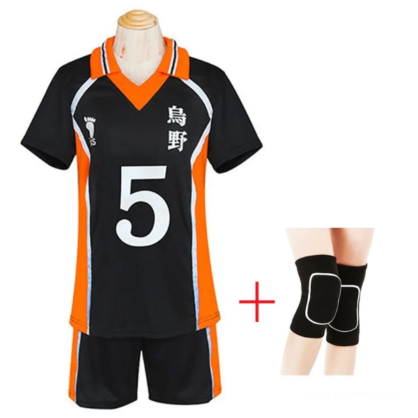 Anime Haikyuu Cosplay Costume Karasuno High School Volleyball Club Hinata Shyouyou Kageyama Tobio Sportswear Tröjor Uniform Y75-Y80 M