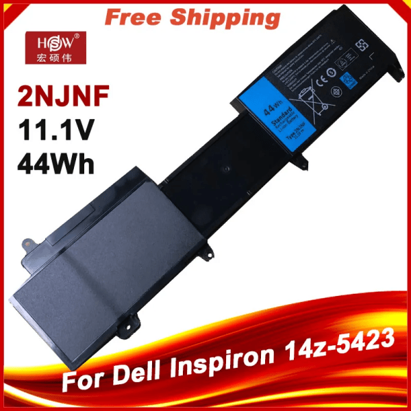 Laptopbatteri Nytt original för Dell Inspiron 14z-5423 15z-5523 ​​Ultrabook 2NJNF 8JVDG T41M0 TPMCF 11.1V 44WH