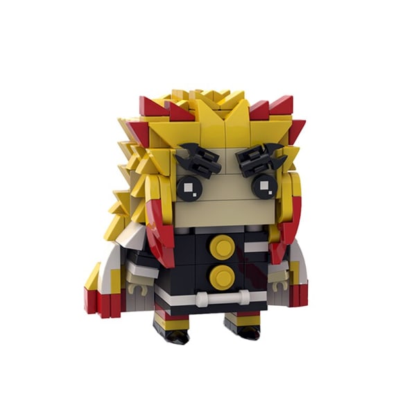 Moc Japan Actionfigur Demon Slayer Brickheadz Klassisk Anime Tanjirou Nezuko Hashibira Kyoujurou Modell Byggsten Leksak Pojke 226PCS PDF manual