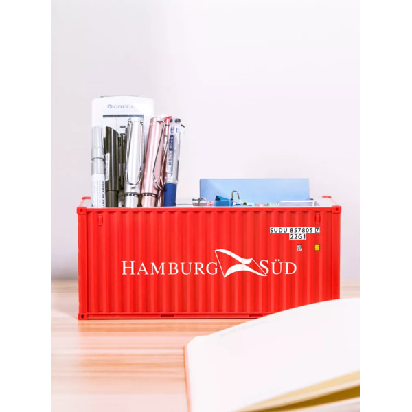 Simuleringsfraktcontainer, minileksaksmodell, logistik, multifunktions-dörrhållare, kontoret måste vara en gåva, personlig logotyp - fordonsleksaker Hamburg-south