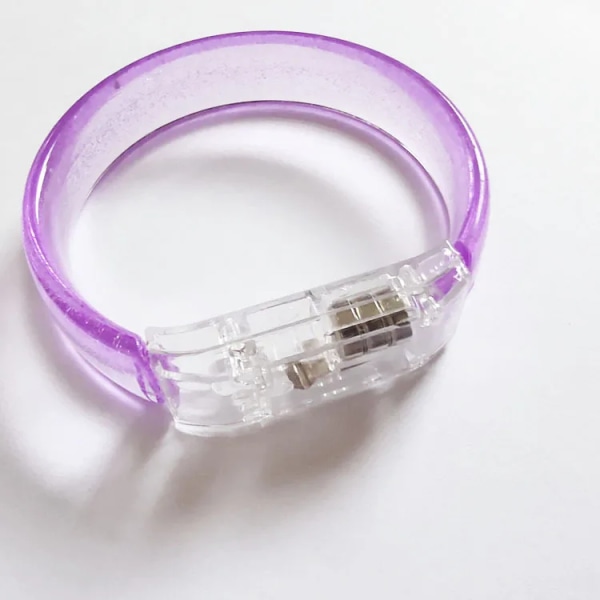 20st Barn Vuxen Glow Light Up Armband LED-armband Festtillbehör gynnar lysande purple
