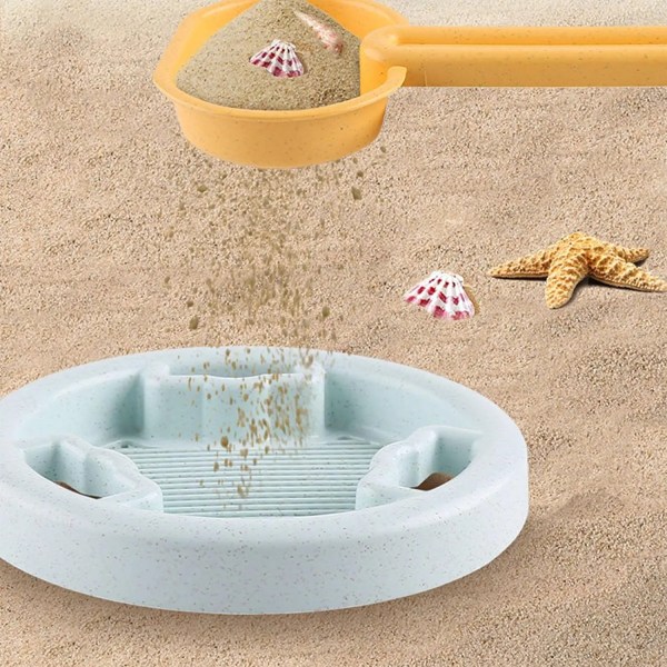 Strandsandleksaker | Slitstarkt baby , resesandleksaker för stranden, sandhink och spadar set med molds, sandlåda T