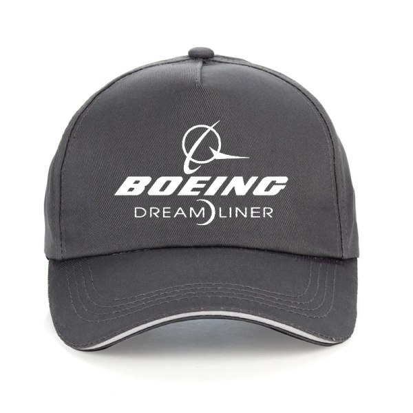 Boeing cap Boeing 787 Boeing 787 Dreamliner herr Mode print Gray