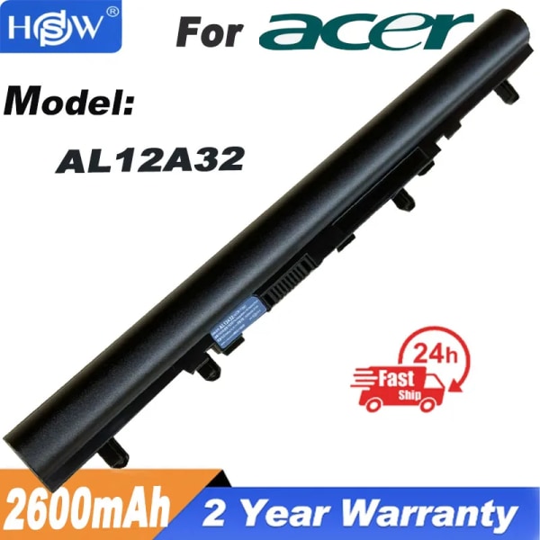 Laptopbatteri för Acer AL12A32 V5-471G V5-431 531 MS2360 MS2367 AL12A72 E1-530 E1-572G E1-470G 570G 510G F