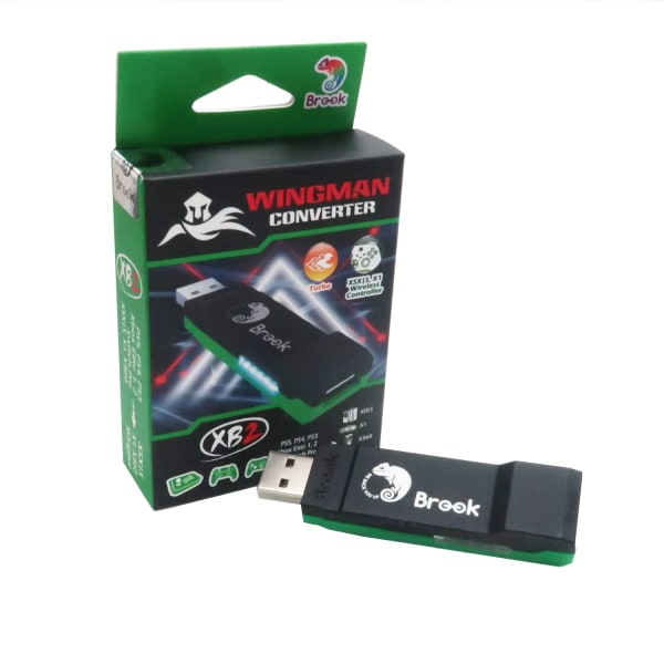 Brook Wingman XB2 Converter Adapter för Xbox Original/Xbox 360/PC för PS5/PS4/Switch Pro -kontroller