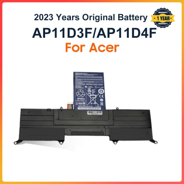 Laptopbatteri AP11D3F för Acer Aspire S3 S3-951 S3-391 MS2346 AP11D3F AP11D4F 3ICP5/65/88 3ICP5/67/90 11,1V 3280mAh