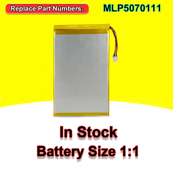 Laptopbatteri 3,7V 18,68Wh 5050mAh MLP5070111 För AUTEL MaxiSys Mini MS905 MS906 MK808 MK808BT MK808TS Ersättningsbatterier i strumpan