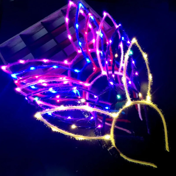 10st Multiple Glow Sticks LED Blinkande Fairy Wand Sticks Pannband Konsertrekvisita Glow Type 5