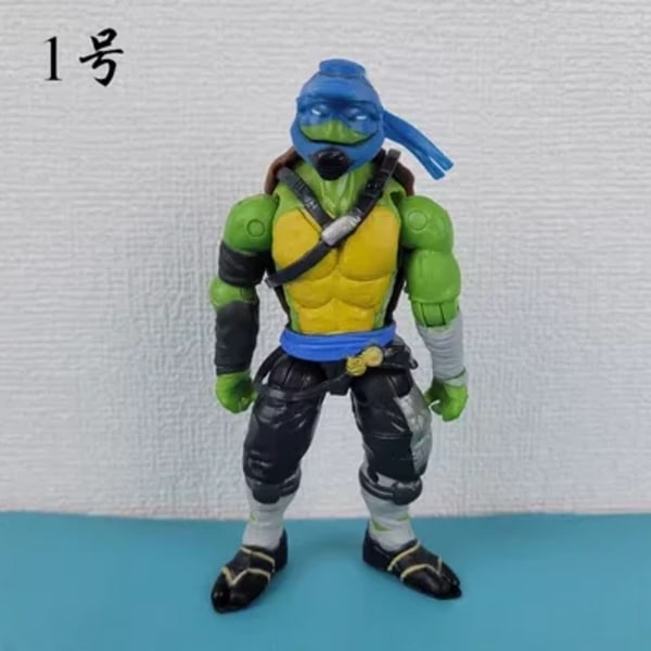 Lekkamrater Tonåringar Mutant Ninja Turtles Doll Leder Rörlig figur Bordsdekorationer Modellleksak Samlarobjekt Actionfigur Presenter