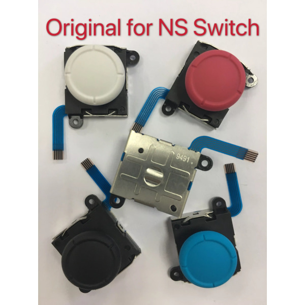 10st/lot Original NY 3D Analog Stick Joycon Controller Joystick tumpinnar Sensorbyte för NS Switch och Lite 10pcs black