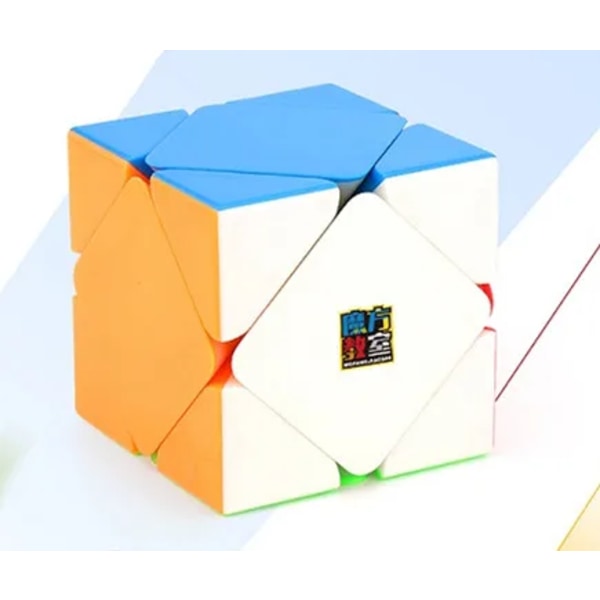 MoYu MFJS MeiLong Skewb Magic Cube Puzzle Speed ​​Cube Professionell Skewb Cubo Magico Toys Pedagogiska barn för barn Present Stickerless