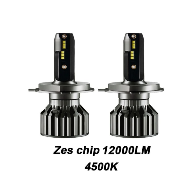 ZES 4500K-UppgraderingschipZES Chip H7 LED Auto Bilstrålkastare Glödlampor Mini H4 LED H11 H8 HB4 H1 H3 HB3 9005 9006 880 881 H27 20000LM LED Lampa Dimljus 12V ZES 4500K-Upgrade chip H7