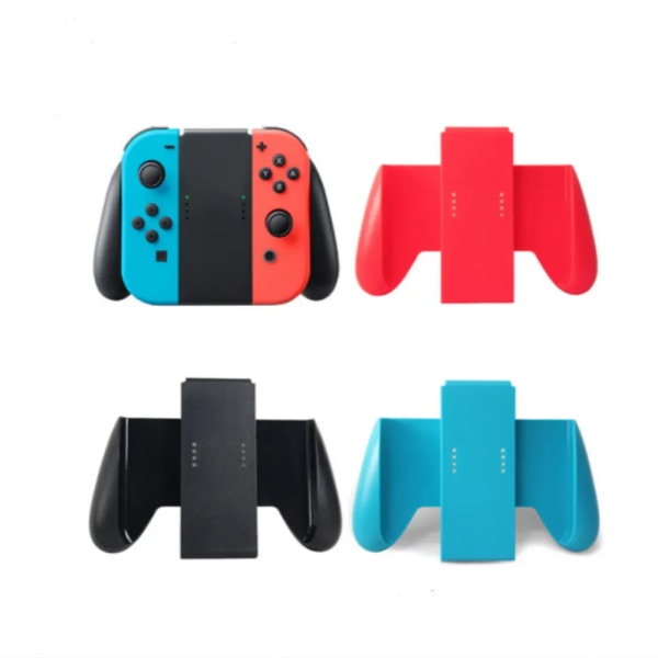 Spelhandtag för Nintend Switch Gamepad Grip Handtag Joypad Stand Hållare för Nintendo Switch Vänster Höger Joy-Con Controller black