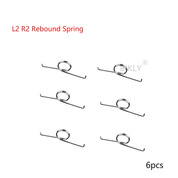 Fullt set utbyte för PS5 Controller L2 R2 Knappar Fjädrar Avtryckarnycklar Fjädrar Reparation Basstativ Skruv L2 R2 Rebound Spring