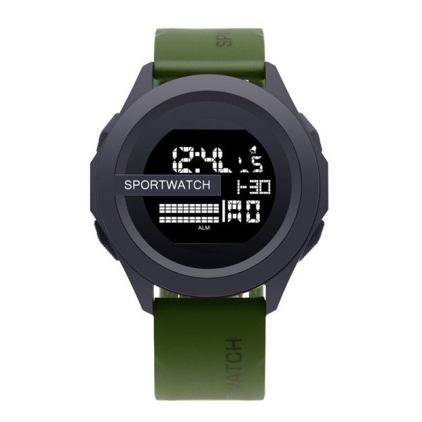 Ny Watch Watch Vattentät Lysande LED Digital Student Elektronisk Armbandsur relojes para hombre Green