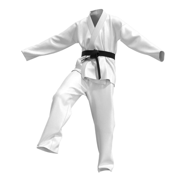 Spel Anime KOF Cosplay Dräkt Barn Man Vit Cobra Kai Val Armorr Karate Uniform Taekwondo Kläder Gladiator Rollspel Kostym White Karate Uniform Adult Height 170cm