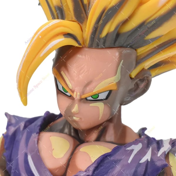 4 stilar Dragon Ball Z Son Gohan Super Saiyan Fighting Chocolate Black Ver. Figurleksaker PVC Action Figur Modell Hög kvalitet