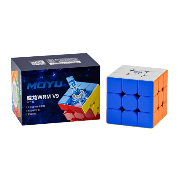[Funcube] MoYu wellong V9 3x3x3 magic kub weilong WRM MagLev Ball-Core UV 3x3 Professional Magnetic Magic Cube Magnetic Version