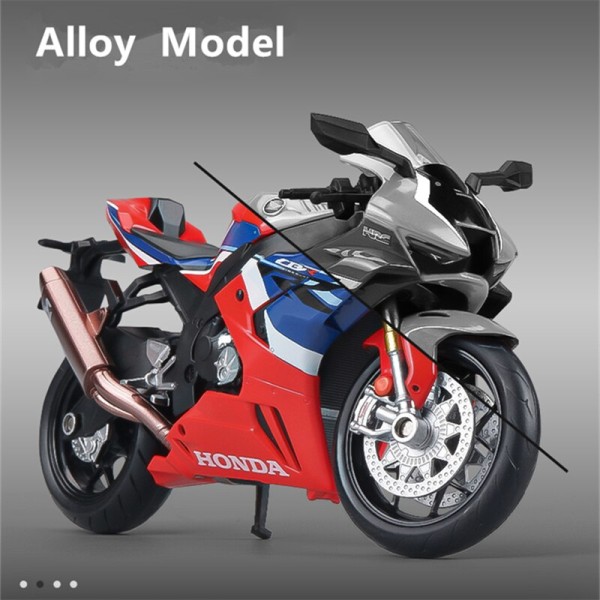 Moto Honda CBR 1000RR -R legering, 1:12, Race simuleringsmodell, samling, barngåva CBR Blue No Box