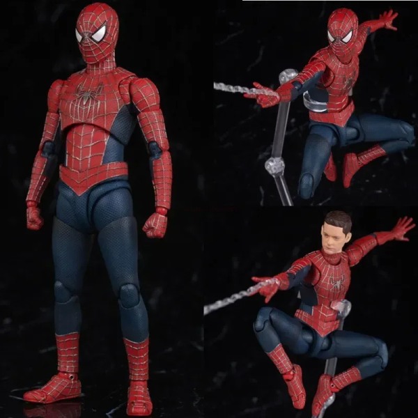 Ko Shf Spiderman 3:no Way Home Action Figurine Anime Tobey Maguire Figur Pvc Staty Staty Modell Collection Leksaker Docka Presenter
