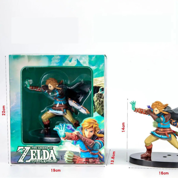 The Legend of Zelda 14 cm Länkfigur Anime Spel Periferi Docka Modell Prydnad Figur Leksaker Presenter no box