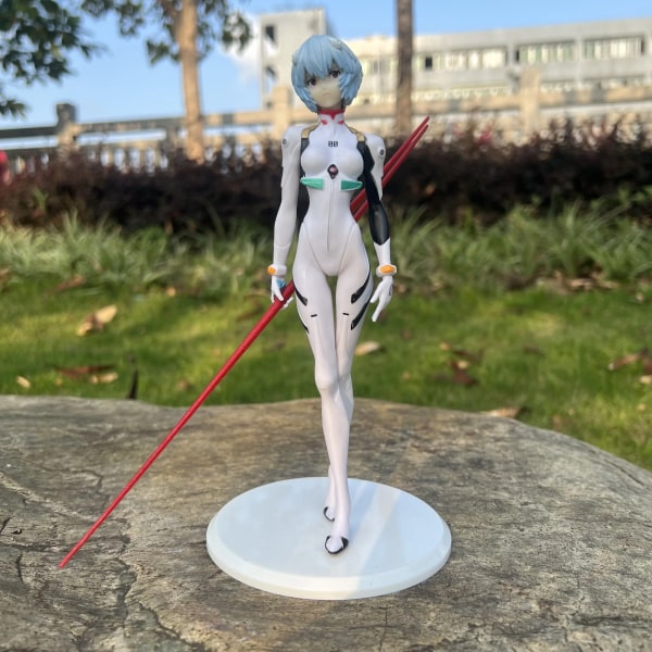 21cm Evangelion Ayanami Rei Animefigurer Långt hår Rei Asuka Sexig actionfigur PVC-staty Modell Docka Samlarleksaker Present