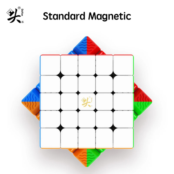 [Picube] DaYan NeZha 5x5M Nyaste Professional Speed ​​Magic Cube för tävling Magnetisk kub utbildningspresent för barn standard magnetic