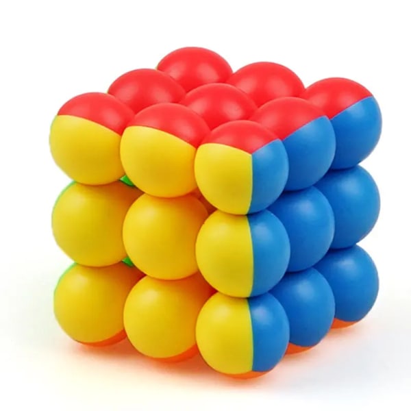 Rund boll kub 3x3x3 Pussel magic kub professionell cubo magico Släta runda bollar Spelkub Säkerhetsleksaker för barn Yongjun Balls cubes