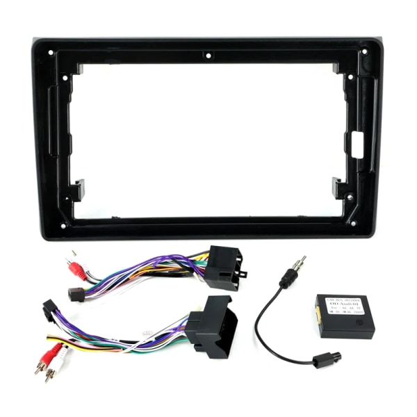 9 tums bilradio fascia ram adapter CD-panel instrumentbräda ram för Audi A4 B6 B7 S4 B7 B6 RS4 B7 Frame