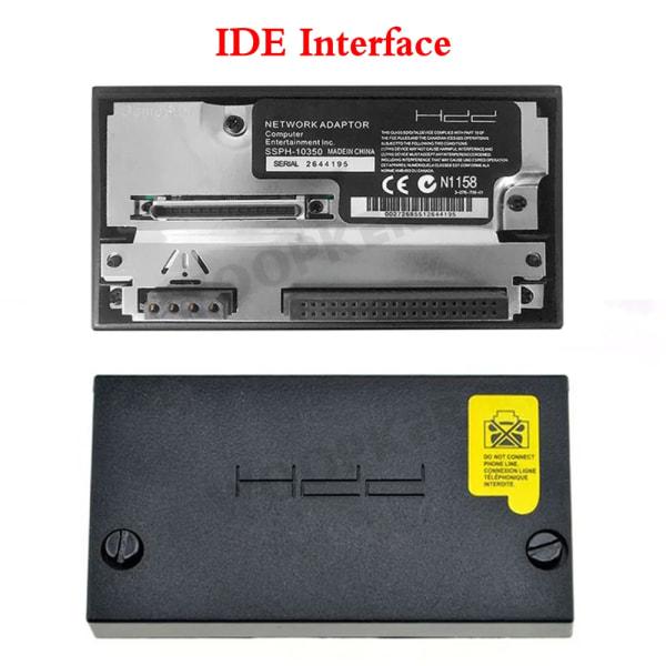 För Playstation 2 Console IDE / SATA-gränssnitt för PS2 Nätverksadapter HDD Hårddisk Adapte Speltillbehör IDE