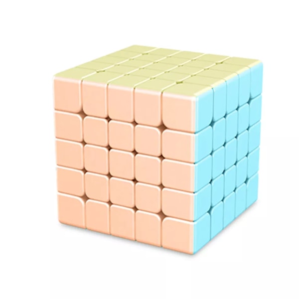 Moyu Marcaron Series 2x2 3x3 4x4 5x5 Pyramid Jinzita Magic Cube Cartoon Competitive Performance Cubes för barn Pedagogiska leksaker 5x5