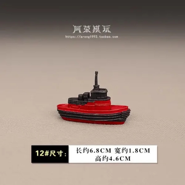 Miniatyrmodell Mini Piratskepp Hav Yacht Hav Nöjesbåt Dekor Liten Retro Triangulär Segelbåt Action Figur Leksaker